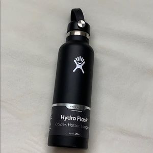 New Hydro Flask, Black 21oz